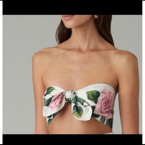 NWT Dolce & Gabbana Pink Rose Top